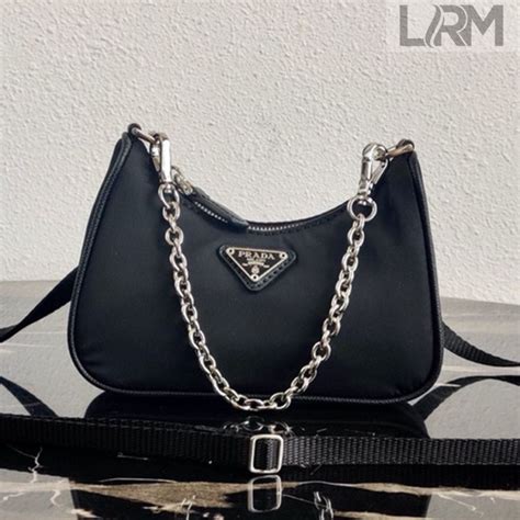 prada 1tt122|Black Nylon mini.